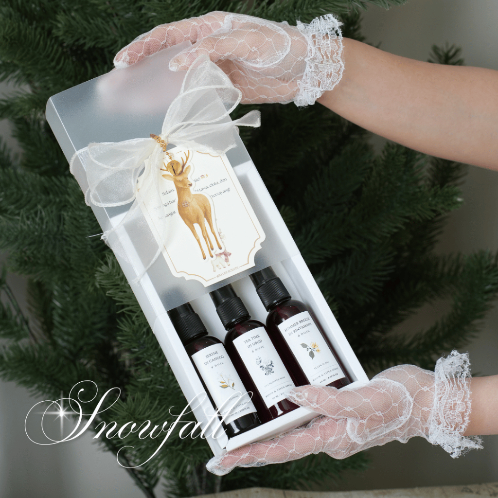 Jual SNOWFALL Set by BALEE - 3 in 1 Room Spray Christmas Gift Set ...
