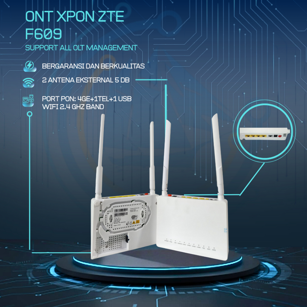 Jual ONT XPON ZTE F609 V9 SUPPORT OMCI MANAGEMENT | Shopee Indonesia