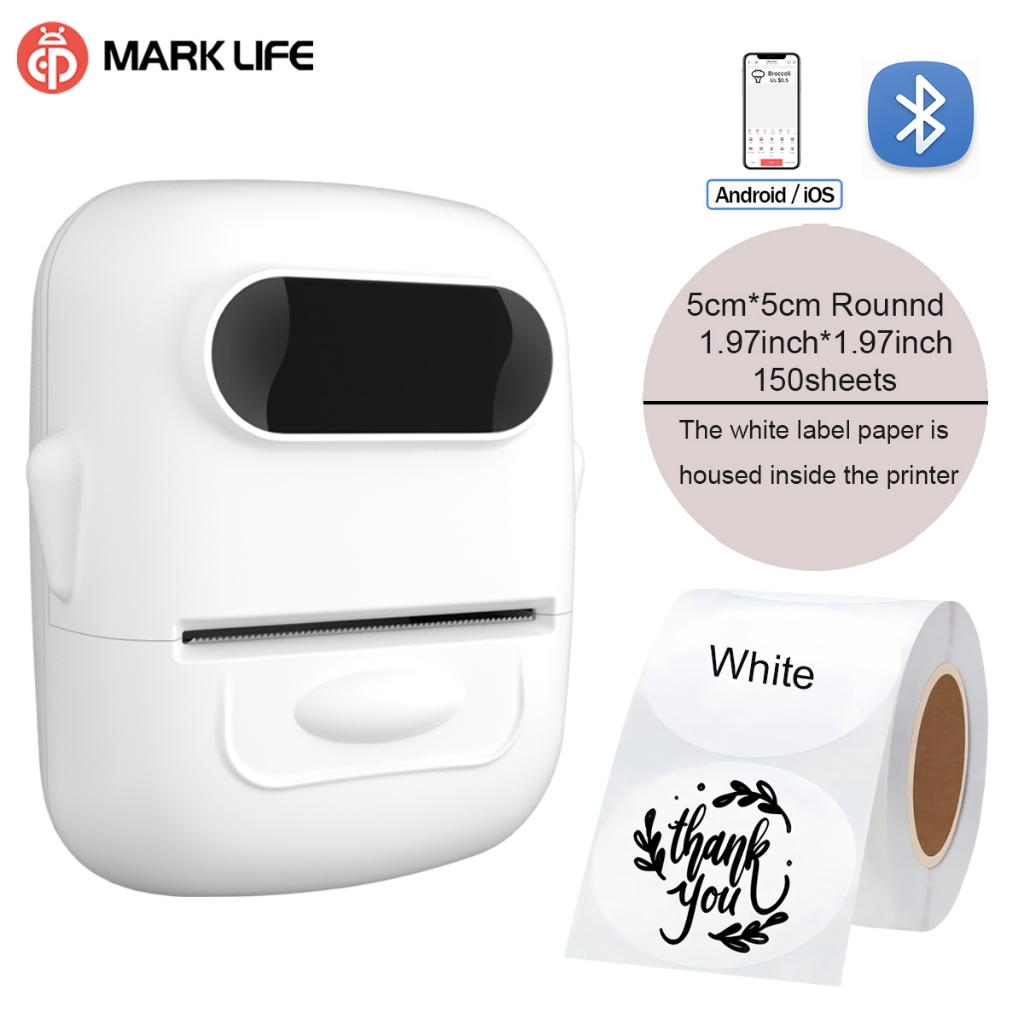 Jual Marklife P50 Label Printer Thermal Printer Portable Bluetooth ...