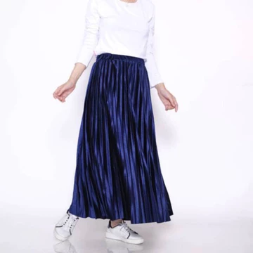 Rok Plisket Bludru Premium Velvet Bludru Import