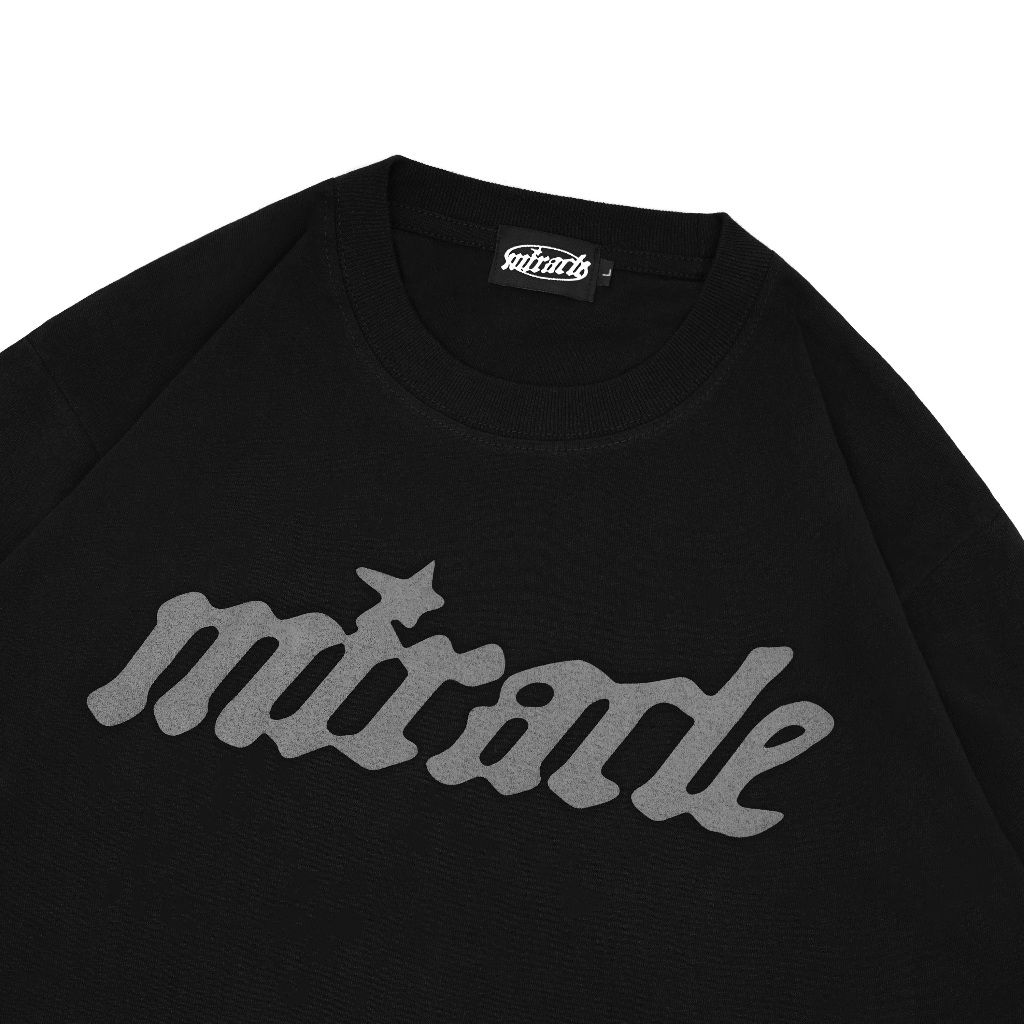 Jual Miracle Mates - Straick Black Longsleeve Oversized T Shirt | Kaos ...
