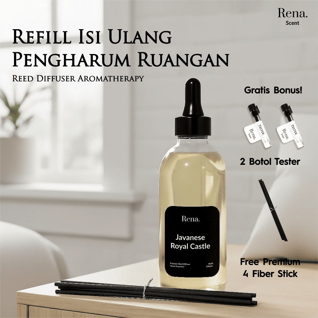 Jual Rena Scent - Refill Isi Ulang Pengharum Ruangan Reed Diffuser ...