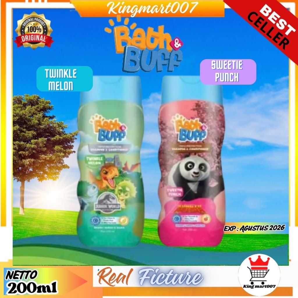 Jual BATH & BUFF SHAMPO & CONDITIONER 200 ml | Shopee Indonesia