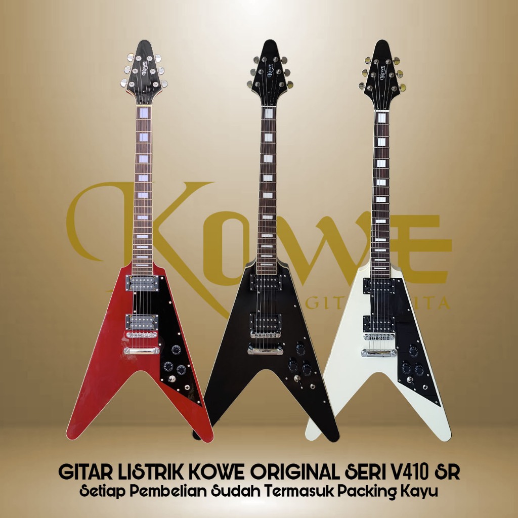 Gitar Kowe Original Seri V410 SR Model V Series Terbaru