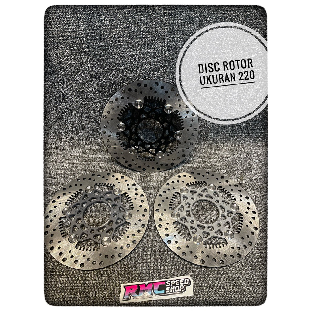 Jual Disc Rotor Yamaha Honda ukuran 220mm / Disc depan Rotor ukuran ...