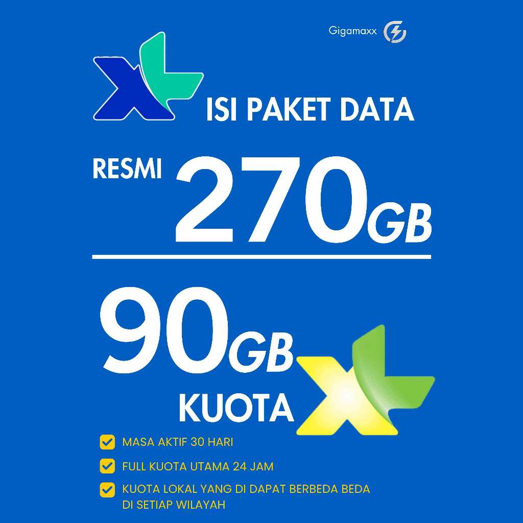 Jual PAKET DATA XL COMBO FLEX TERMURAH PAKET RESMI GARANSI 28-30 HARI ...