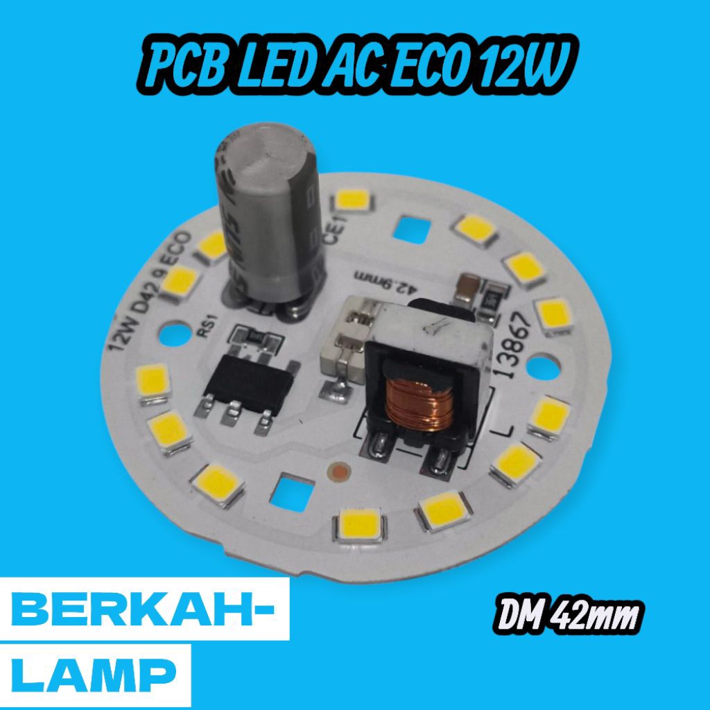 Jual PCB LED AC ECO 12W DM 42MM | Shopee Indonesia