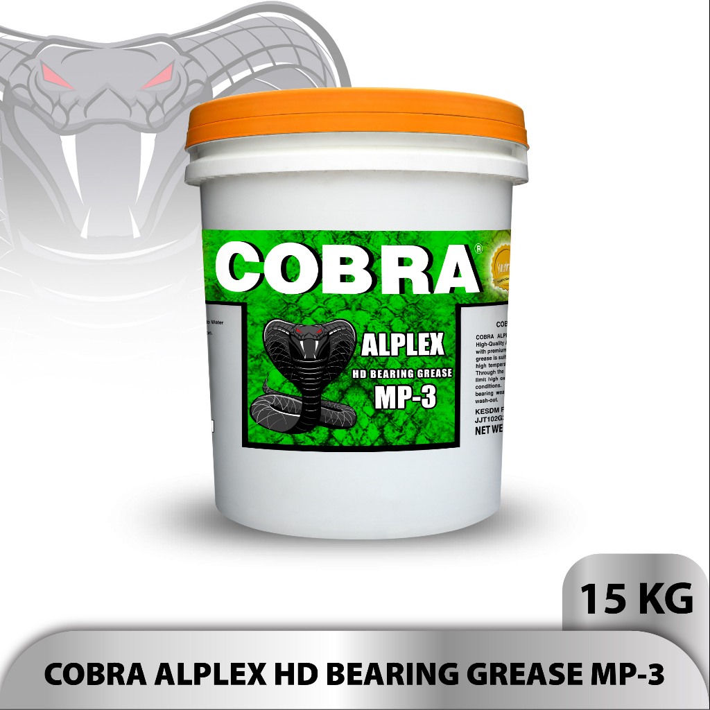 Jual Cobra Alplex HD Bearing Grease MP-3 (15KG) | Shopee Indonesia