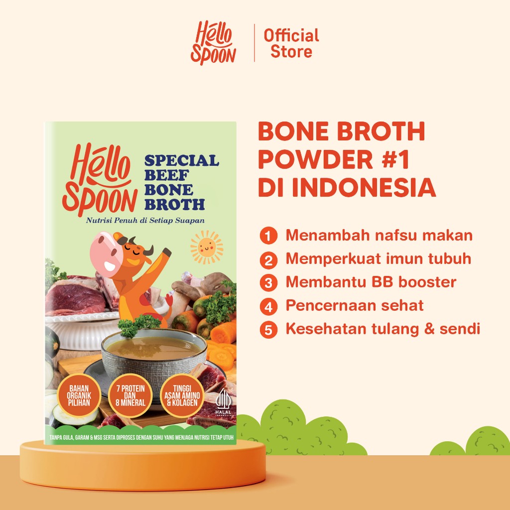 Jual [BUY 1 GET 2] Beef Bone Broth Hello Spoon / Soup Kaldu Tulang Sapi ...