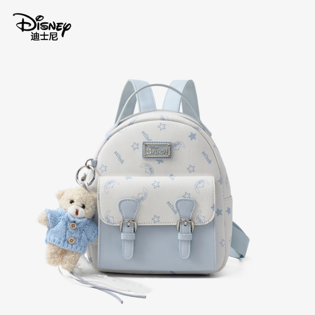 Jual Tas Ransel Mini Stitch Warna Biru Muda + Boneka Lucu | Shopee ...