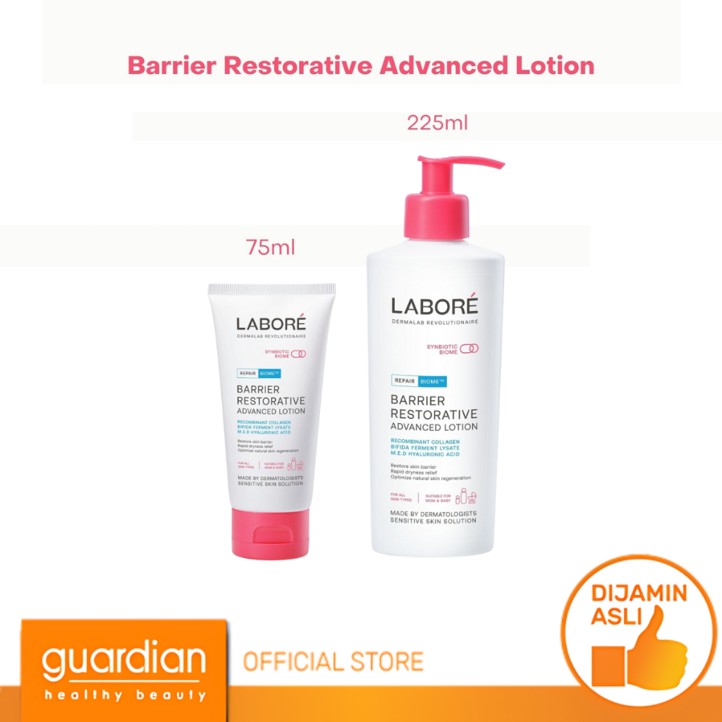 Jual Labore Barrier Restorative Advance Lotion 75ml & 225ml | Shopee ...