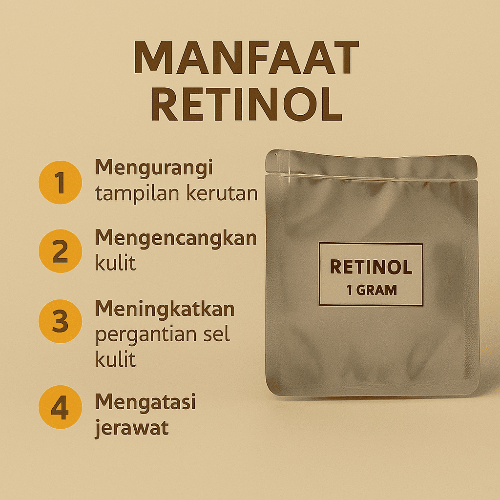 Jual Retinol powder Vitamin A Powder Retinoic Acid 1 gram | Shopee ...