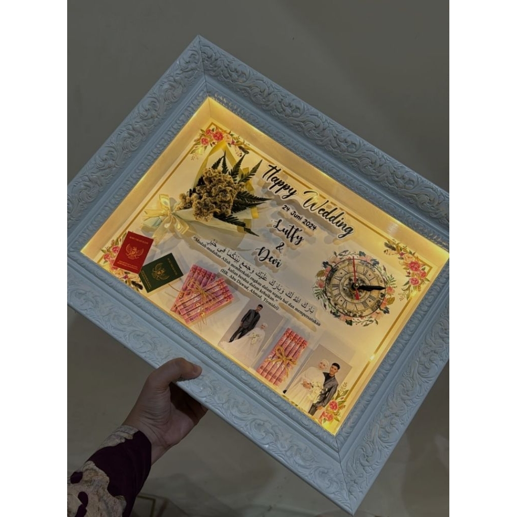 Jual mahar kotak/mahar frame ukir/mahar murah/mahar pernikahan | Shopee ...