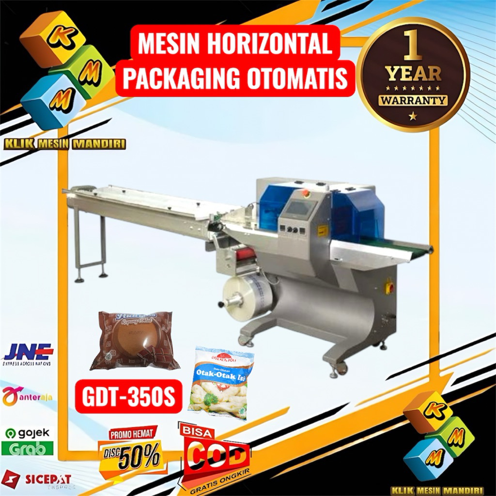 Jual Mesin Packaging Horizontal Mesin Sealer Otomatis Roti Sabun Mie ...