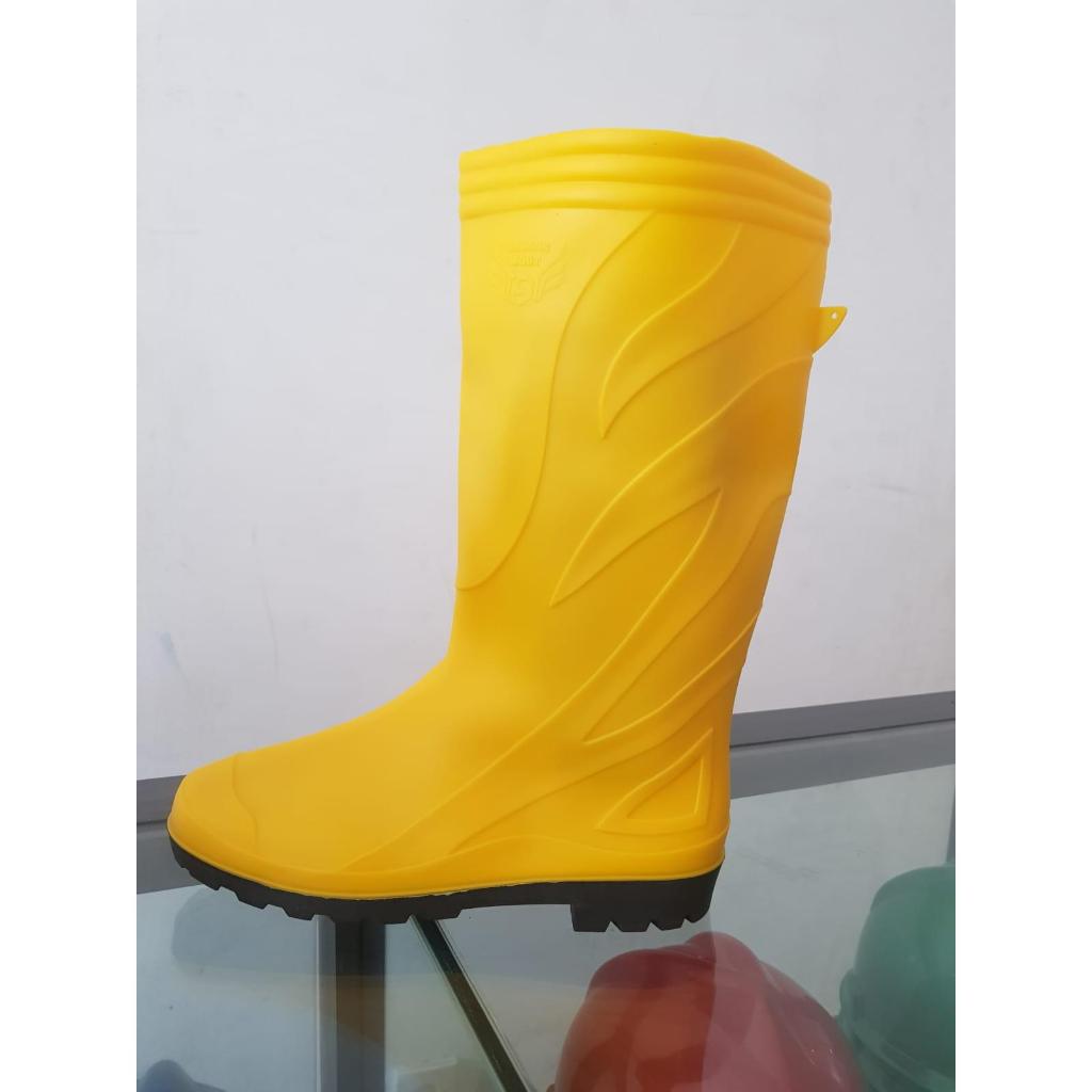 Jual SEPATU BOOTS SHOGUN KUNING SEPATU BOOT KARET | Shopee Indonesia