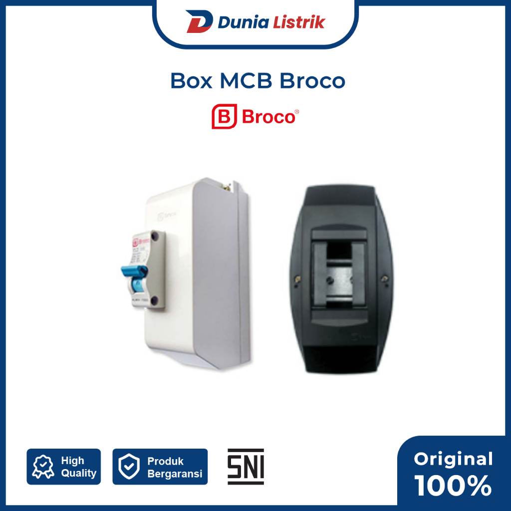 Jual Rumah MCB / Box MCB 1 & 2 Group Opbow Tempel Merk Broco | 17101 ...