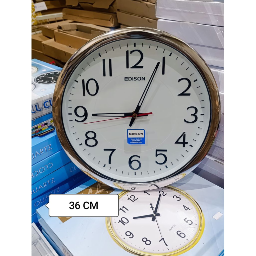 Jual Jam Dinding Merek EDISON Tipe EX -33T23 & EX -36T23 & EX-41T23 ...