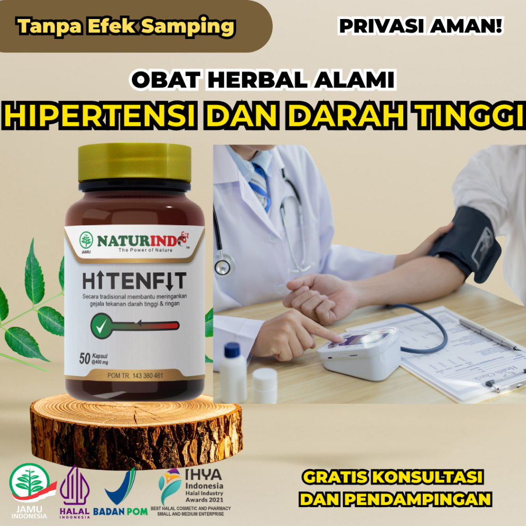 Jual Obat Darah Tinggi Hipertensi Herbal Penurun Tekanan Darah Tensi ...
