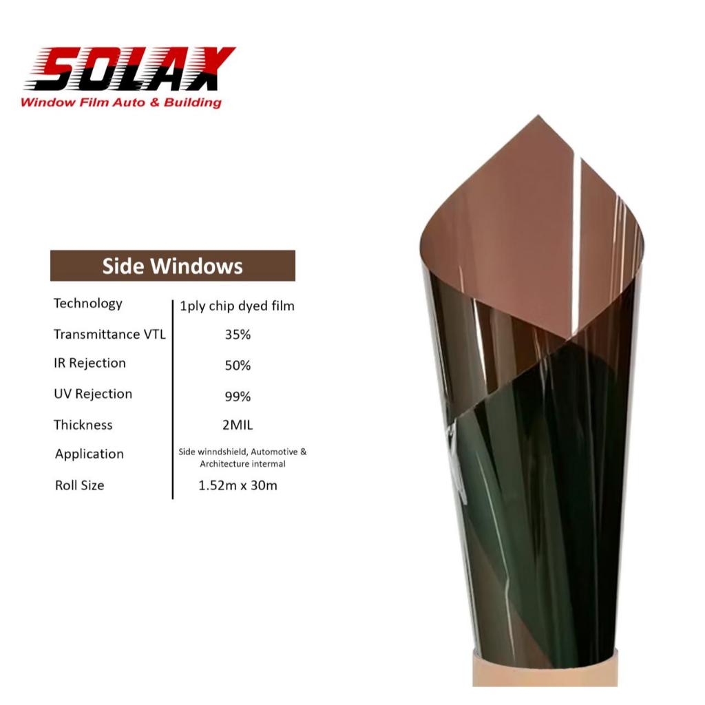 Jual ROLL Kaca Film Riben Blue Solax Premium Bahan Tebal 2mill Lentur ...