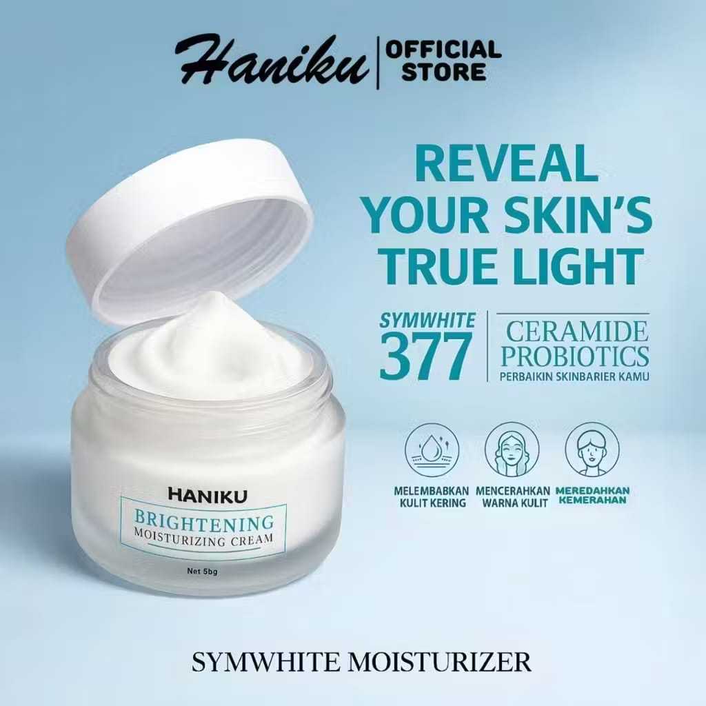 Jual Haniku Symwhite & Ceramide Brightening Moisturizer Cream | Haniku ...