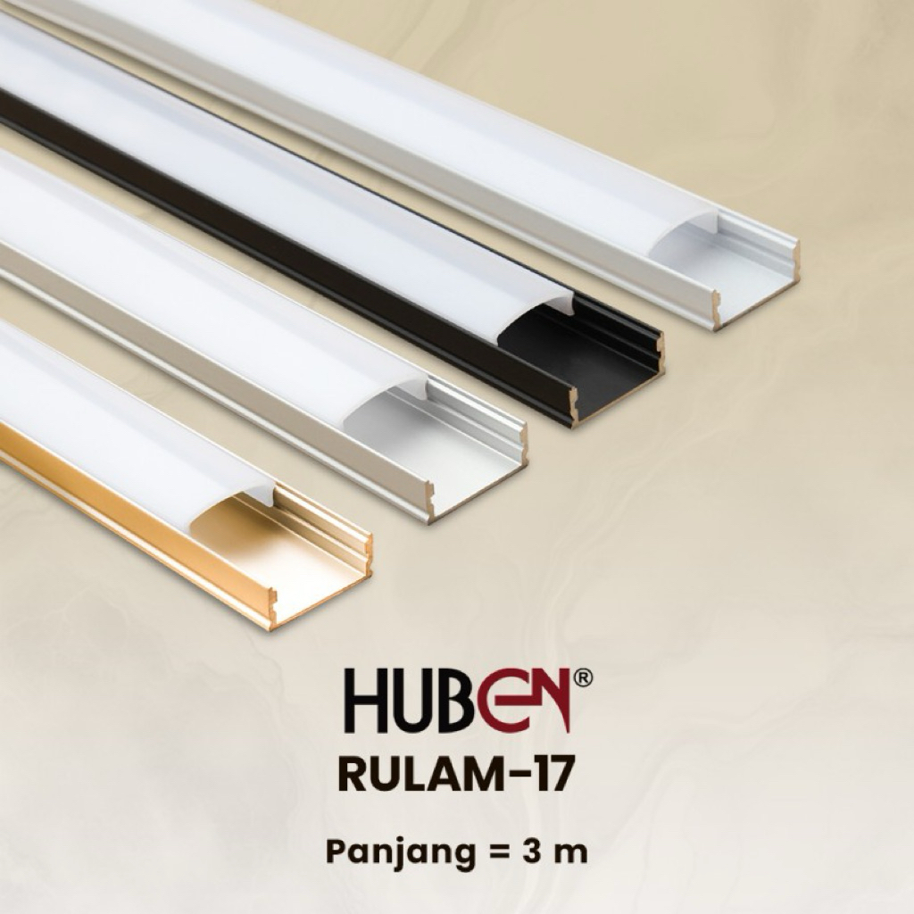 Jual RUMAH LAMPU LED STRIP 17mm HUBEN TANPA SAYAP LED HOUSING | Shopee ...