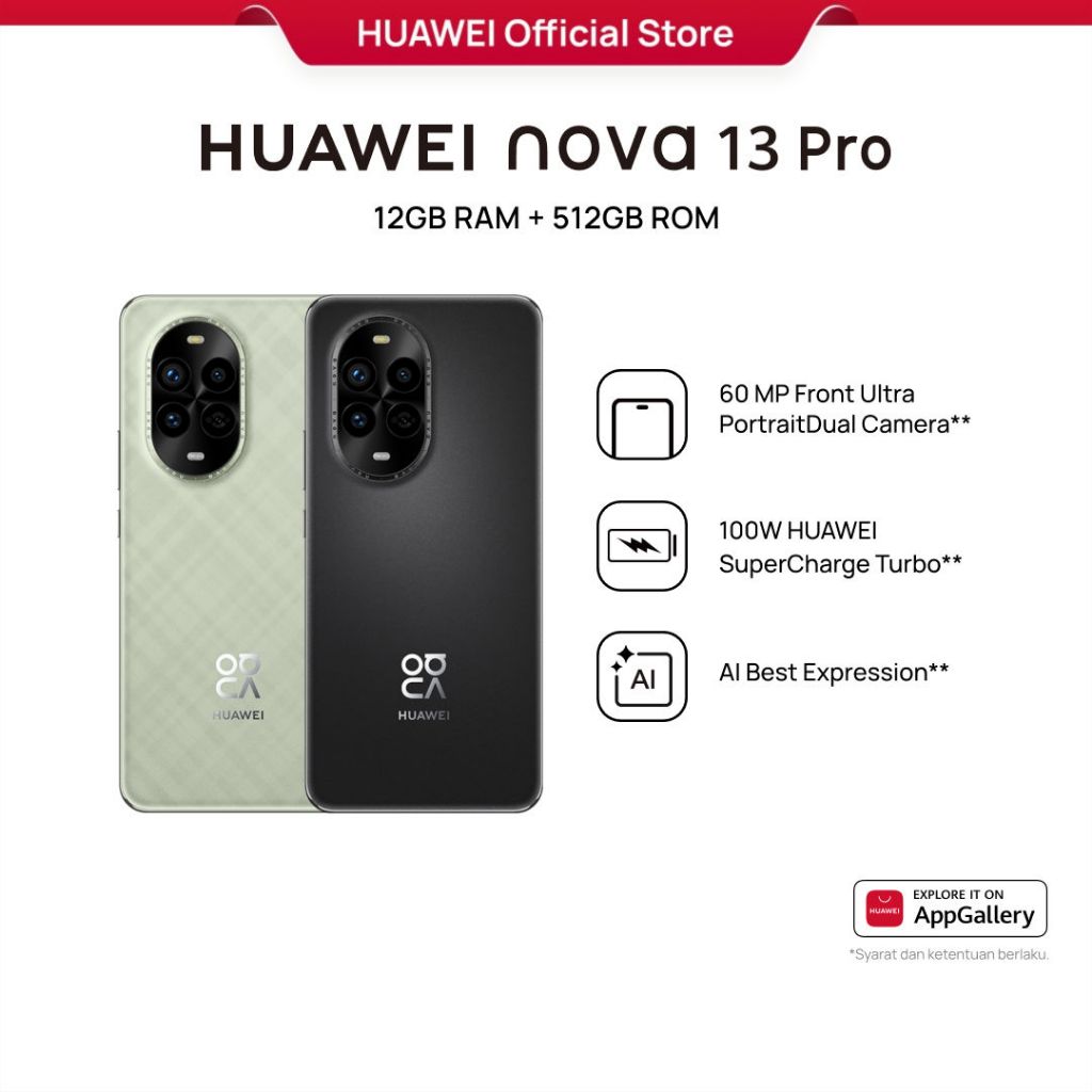 HUAWEI nova 13 Pro - Tampak Depan