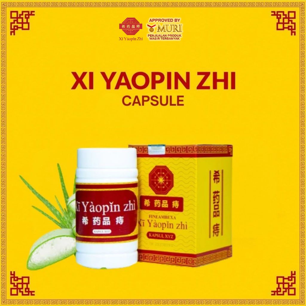 XI YAOPIN ZHI Kapsul Meredakan Nyeri Wasir Dalam Obat Ambeien stadium 1 2