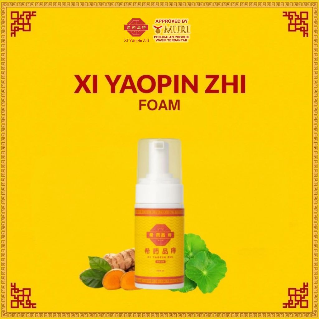 XI YAOPIN ZHI FOAM Sabun Anus Melembabkan dan Membantu Proses Penyembuhan Wasir Ambeyen