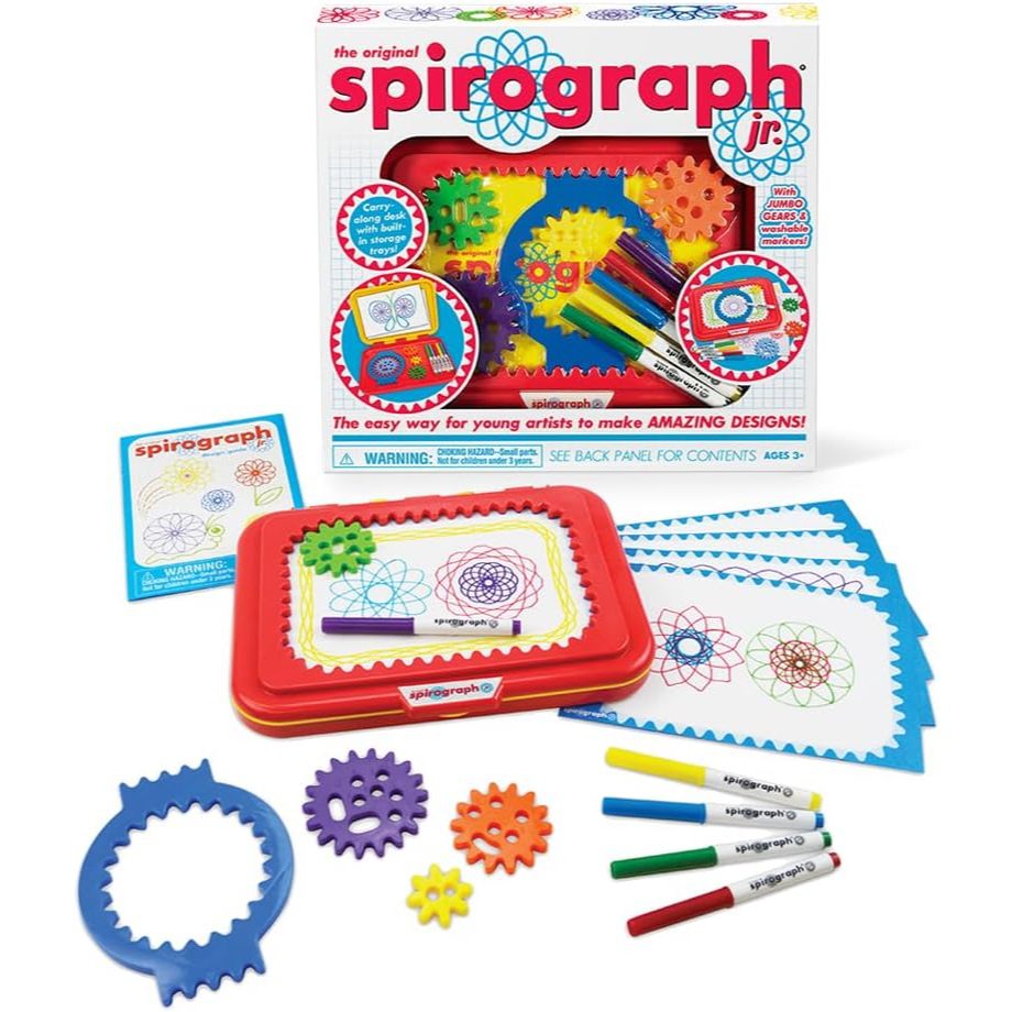 Jual Spirograph Jr. — Jumbo Sized Gears Classic Retro Toy For Spiral ...