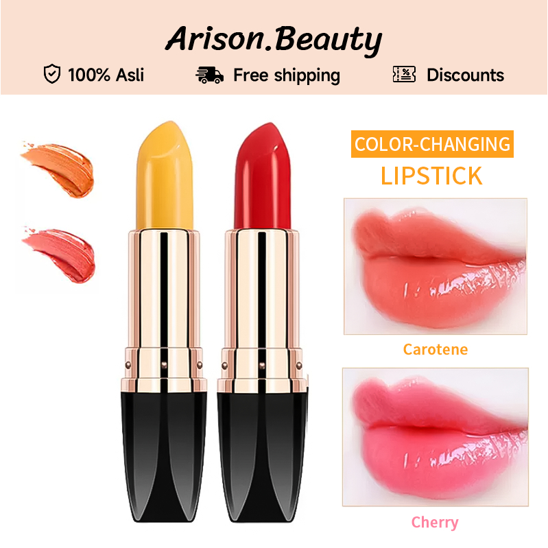 Jual ARISON Lipstik Perubah Warna Waterproof Lembut Awet & Tidak ...