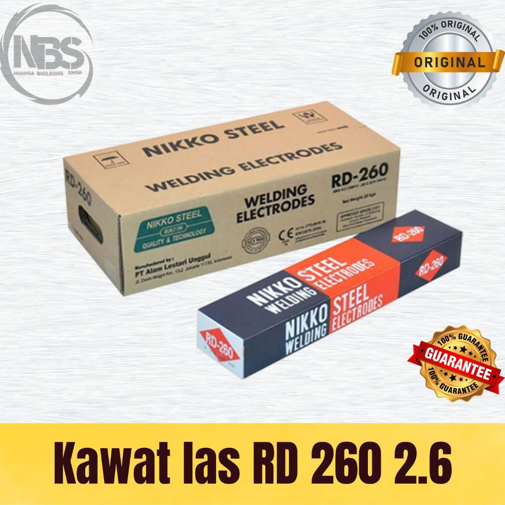 Jual Kawat las RD 260 2.6 | Kemasan 5 kg dan 1kg | Shopee Indonesia