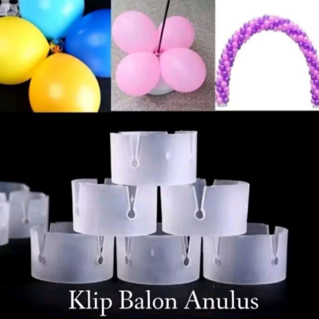 Jual Klip balon anulus klip anulus balon pengait balon standing balon ...