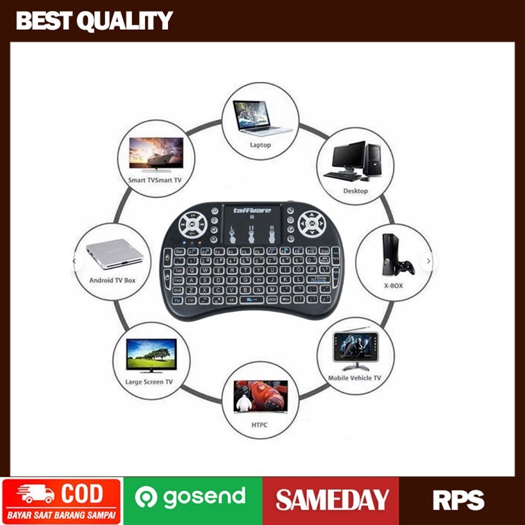 Jual Best Quality Mini Keyboard Mouse i8 Trackpad Portable Android ...