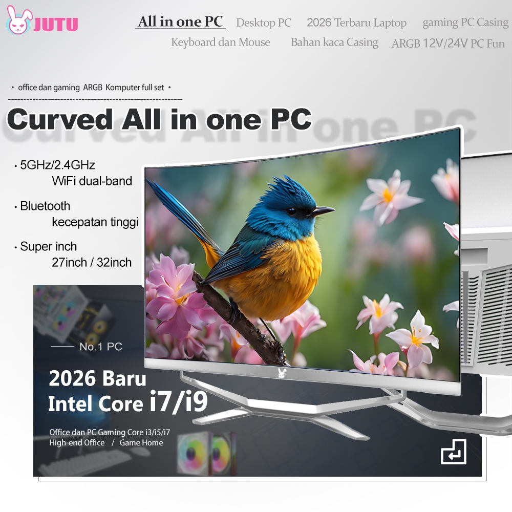 Jual JUTU Komputer All-in-One PC Full Set Prosesor Core i3/i5/i7 RAM ...