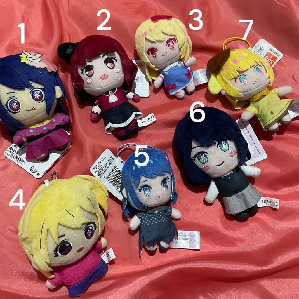 Jual Boneka Anime Oshi No Ko Ganci Plush Hoshino Ai Ruby Arima Kana ...