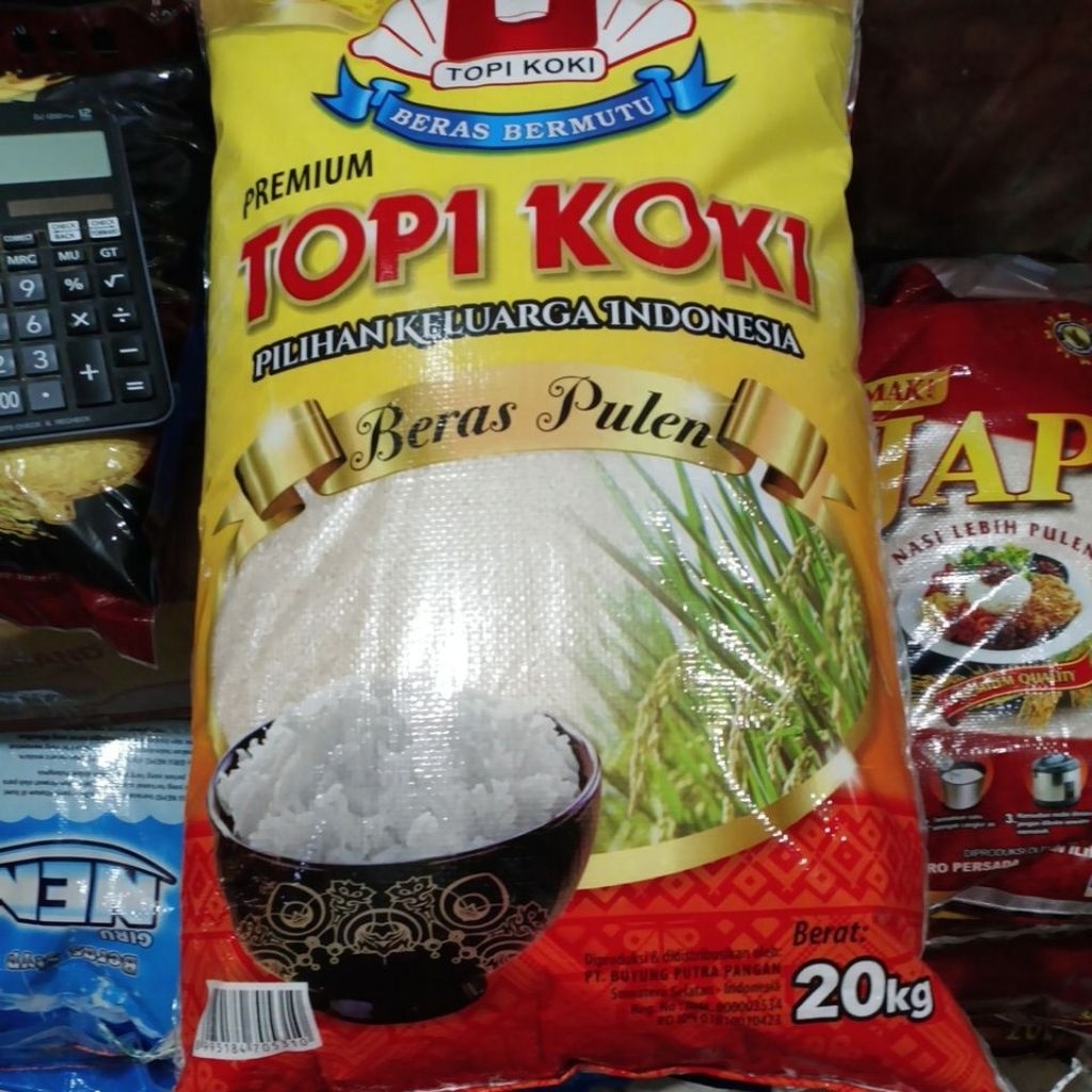 Jual beras topi koki 20kg | Shopee Indonesia