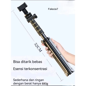 Tripod Kokoh Full Besi Tripod Handphone Chrome 2 1 Meter Holder Hp