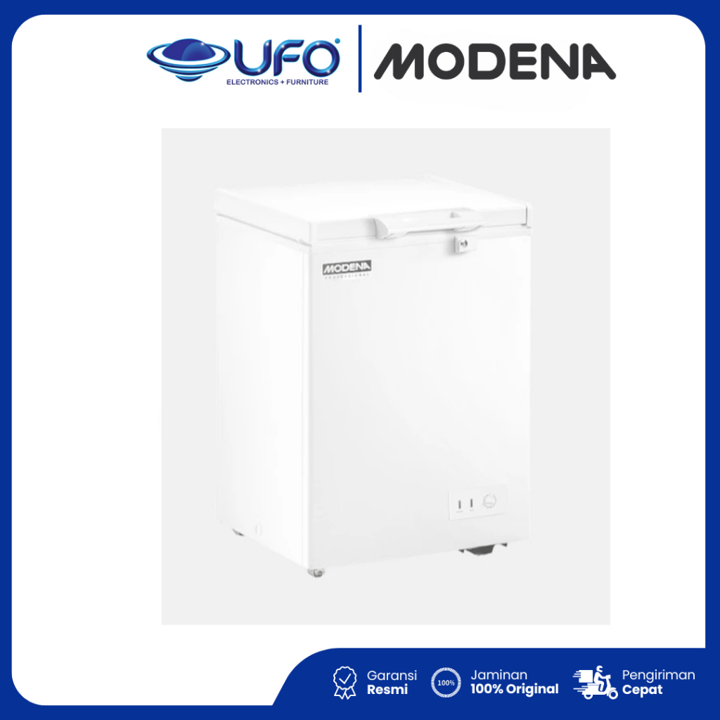 Jual MODENA Chest Freezer Box MD0111MAWH Kapasitas 116 Liter | Shopee ...