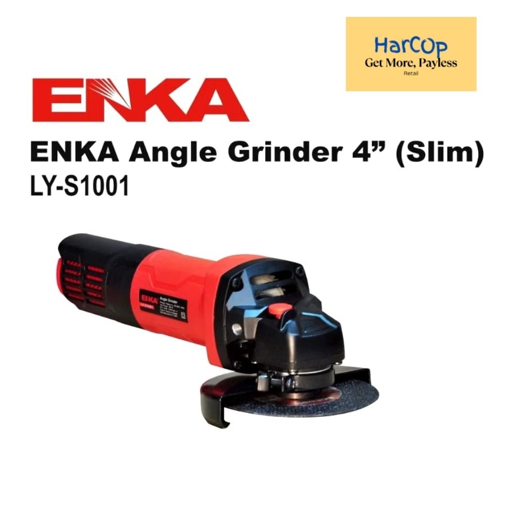 Jual Mesin Gerinda Poles ENKA Angle Grinder 4 Inch (Slim) LY-S1001 ...