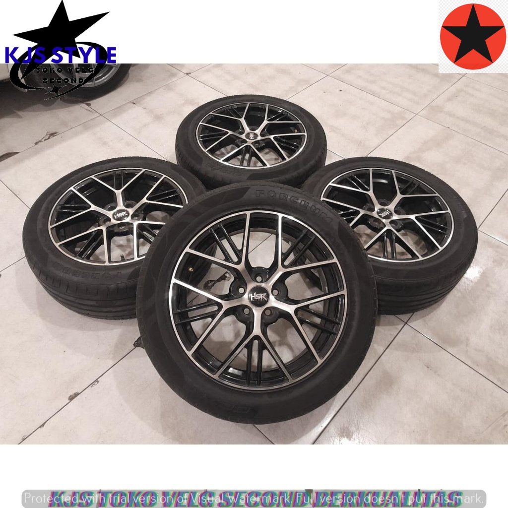 Jual VELG MOBIL BEKAS MODEL HSR CAPRI RING 17 PCD 5X100 LEBAR 7 RATA ...