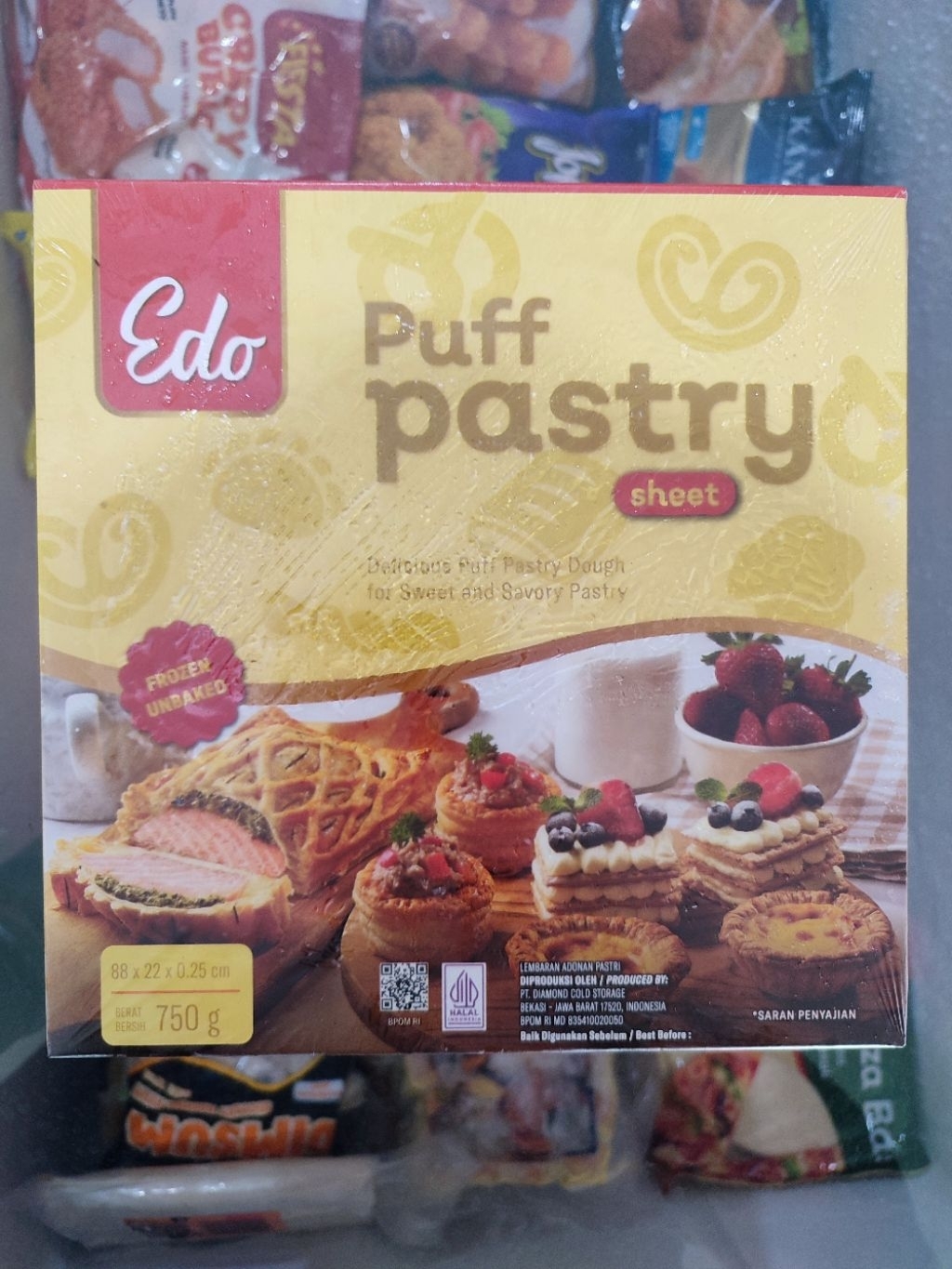 Jual Edo Puff Pastry Sheet 750gr | Shopee Indonesia