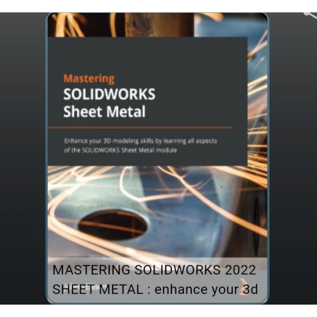 Jual Buku Mastering SOLIDWORKS Sheet Metal | Shopee Indonesia