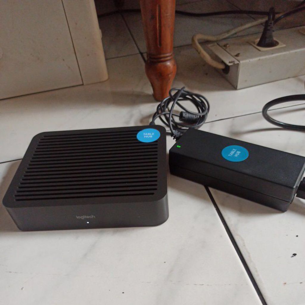 Jual Logitech Rally Table Hub Conference 839-000540,lengkap adaptor nya ...