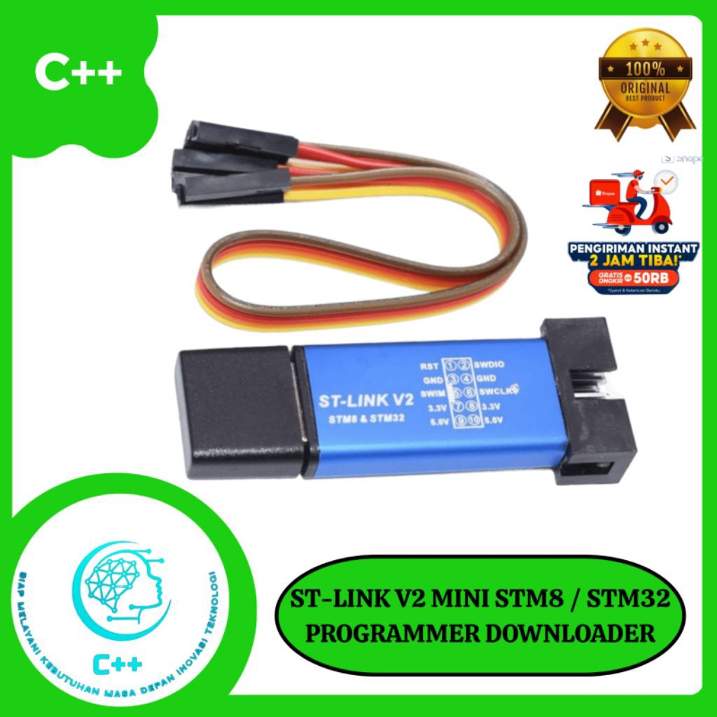 Jual ST-LINK ST LINK STLINK V2 Mini STM8 / STM32 Programmer Downloader ...