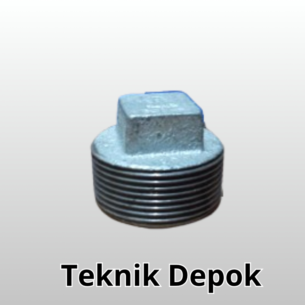 Jual Plug Besi 1 1/4 Inch Dop Drat Luar 1.25 Inch Penutup Ujung ...