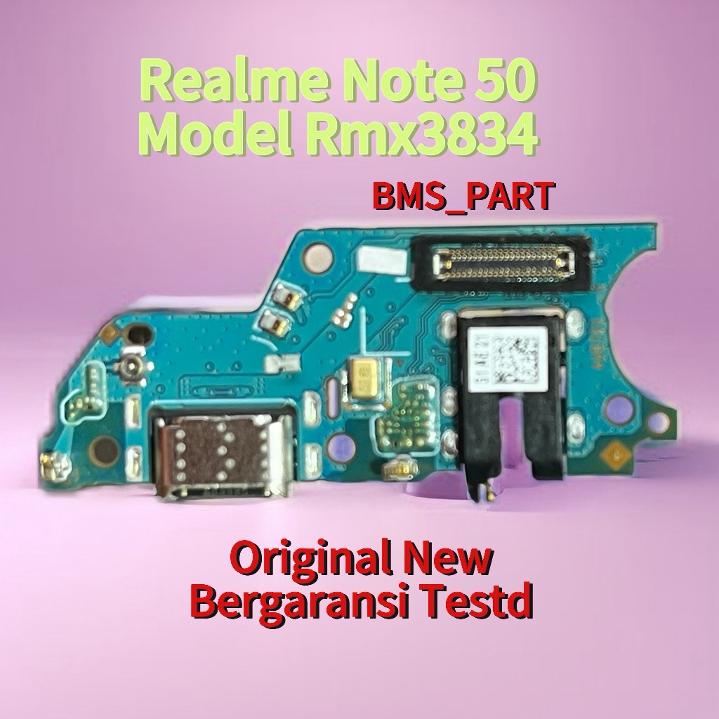 Jual Konektor Cas Papan Pcb Konektor Cas Mic Realme Note 50 Model ...