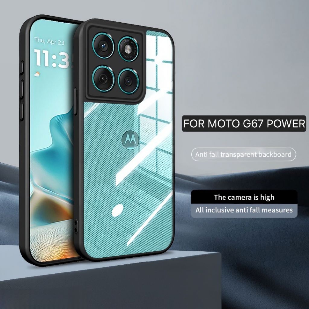 Jual Case Motorola G67 Power 5G Casing Hybrid Transparan Shockproof ...