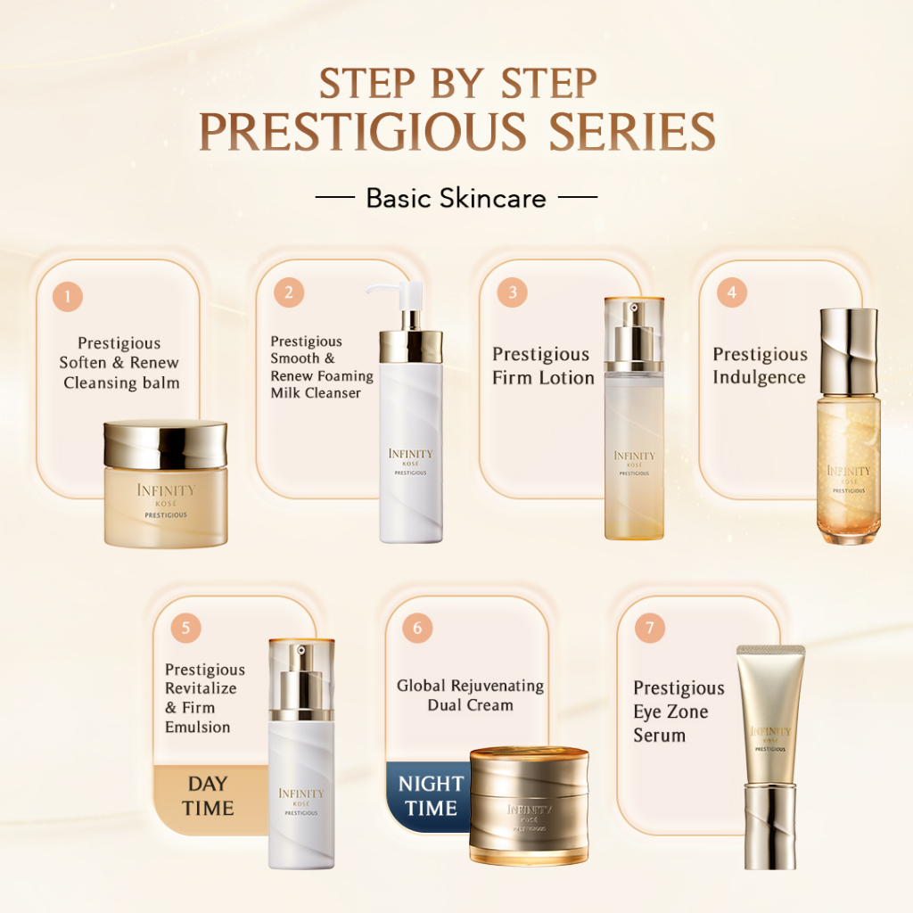 Jual KOSE Infinity Prestigious Global Rejuvenating Dual Cream 60GR