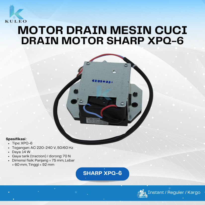 Jual Drain Motor Mesin Cuci Sharp XPQ-6 - Motor Drain Sharp XPQ-6 ...