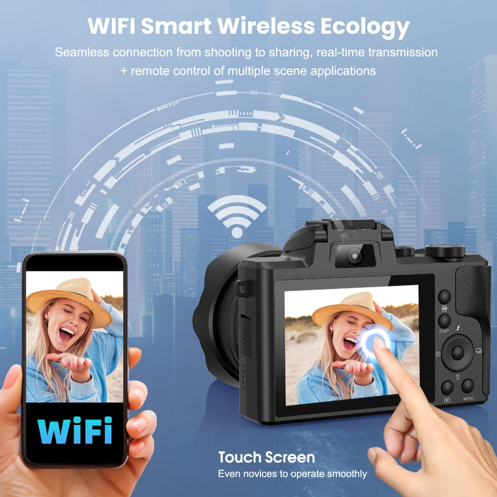 Jual TEEKA 2026 8K 88MP Digital Camera Wifi Video 16X Digital Zoom ...